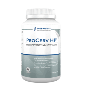 Bottle of Procerv HP high-potency multivitamin capsules